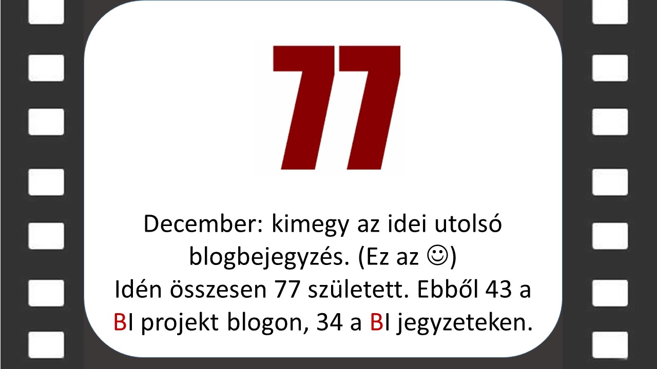 BI projekt évértékelő diák