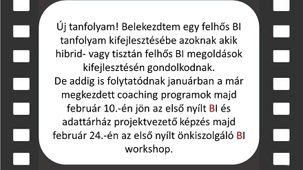 BI projekt évértékelő diák