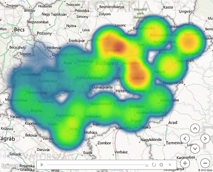 Hőtérkép Excelben